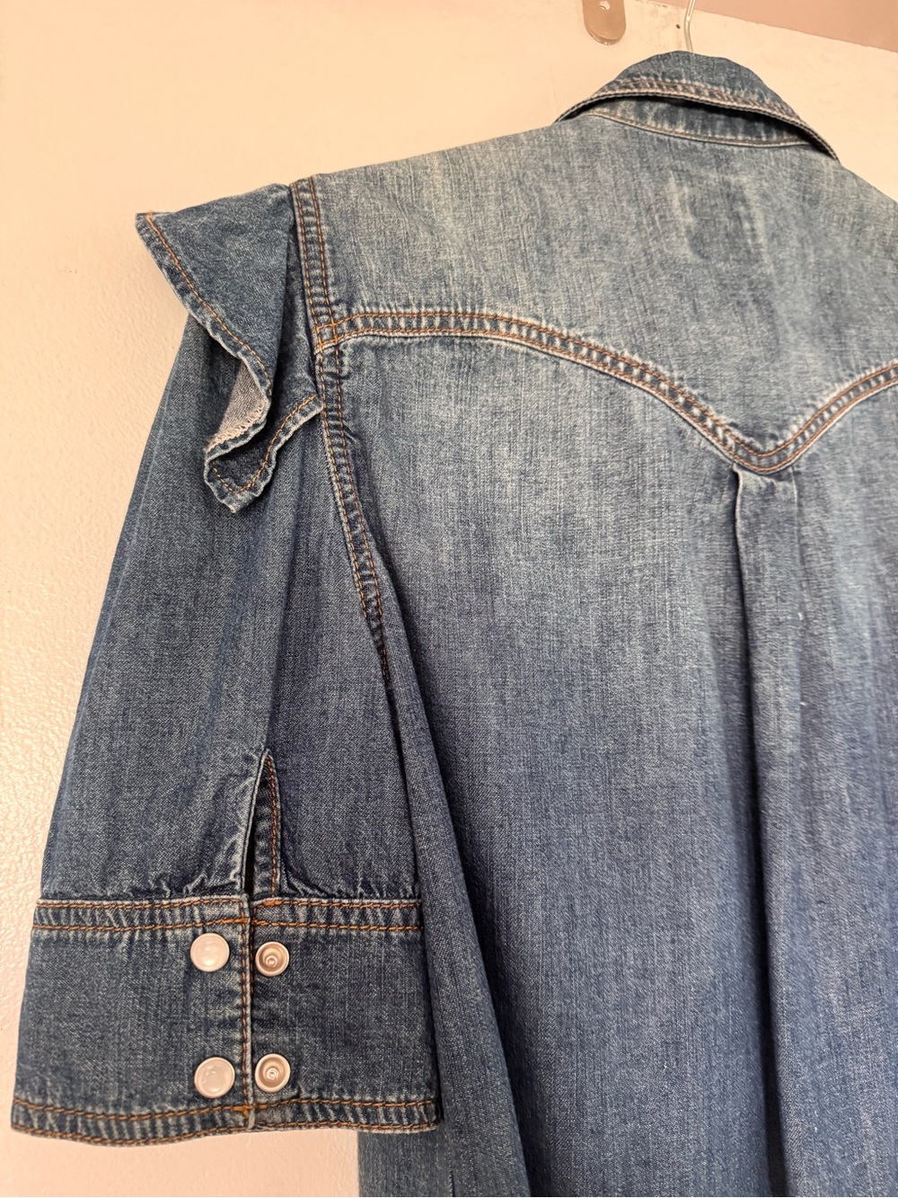 Zadig & Voltaire Toky Ruffle Denim Shirt - Picture 7 of 11